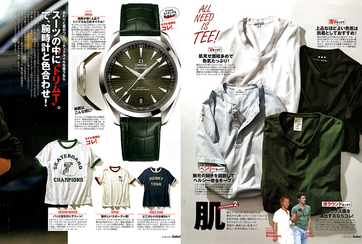 【Nudie Jeans】Safari 25.6月号